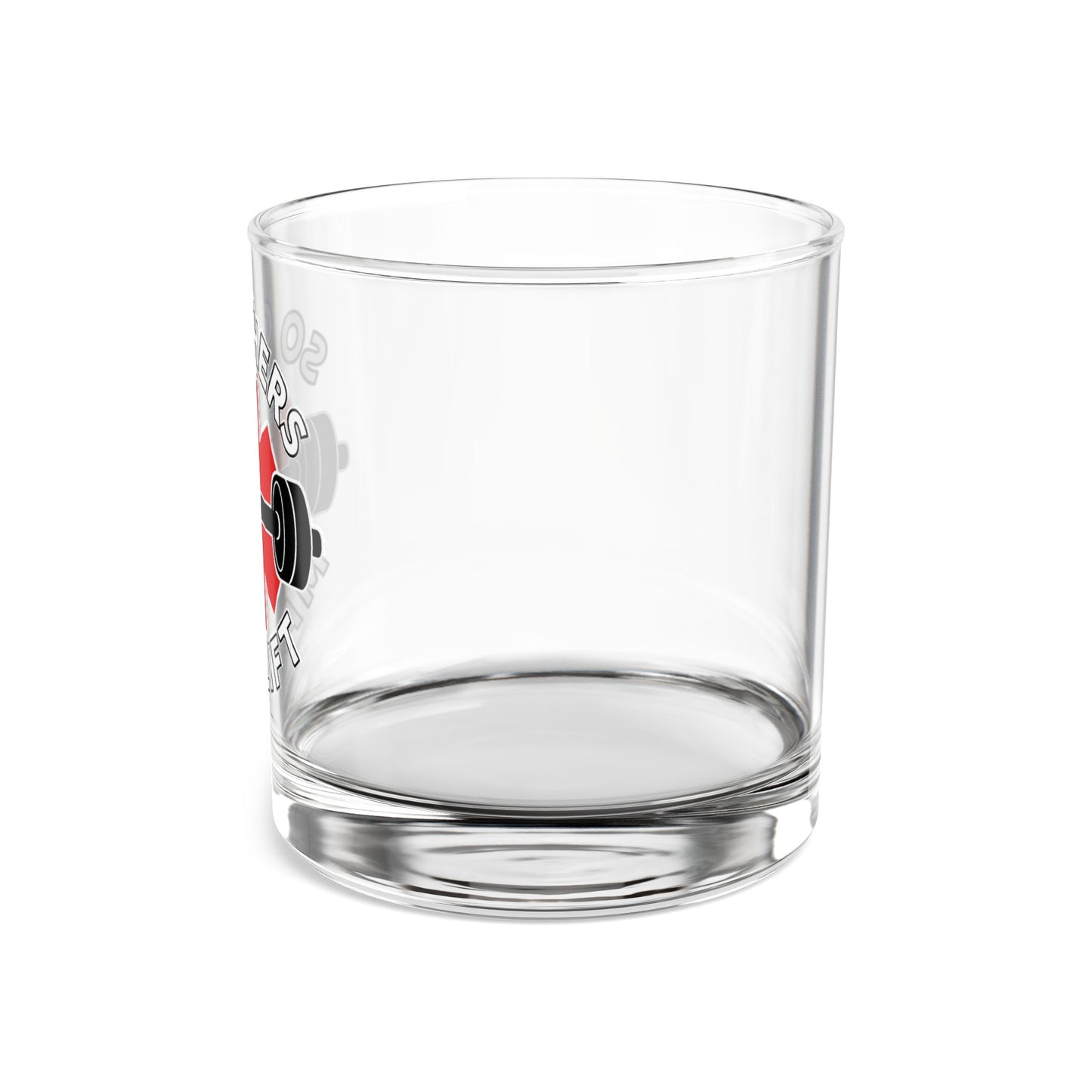 EMS Barbell Rocks Glass — "So Others May Lift" 10oz