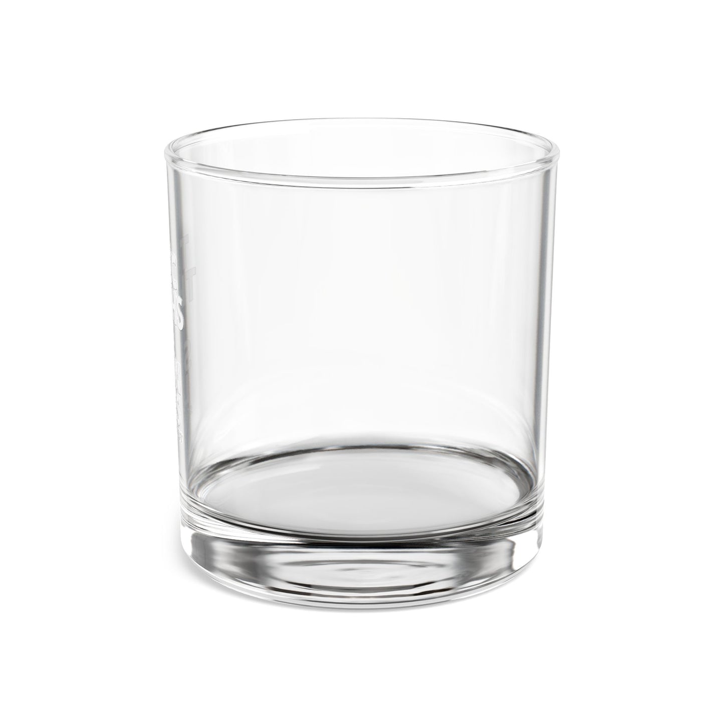 Engraved 10oz Rocks Glass — "THICC THIGHS & SAVIN' LIVES" Whisky Tumbler