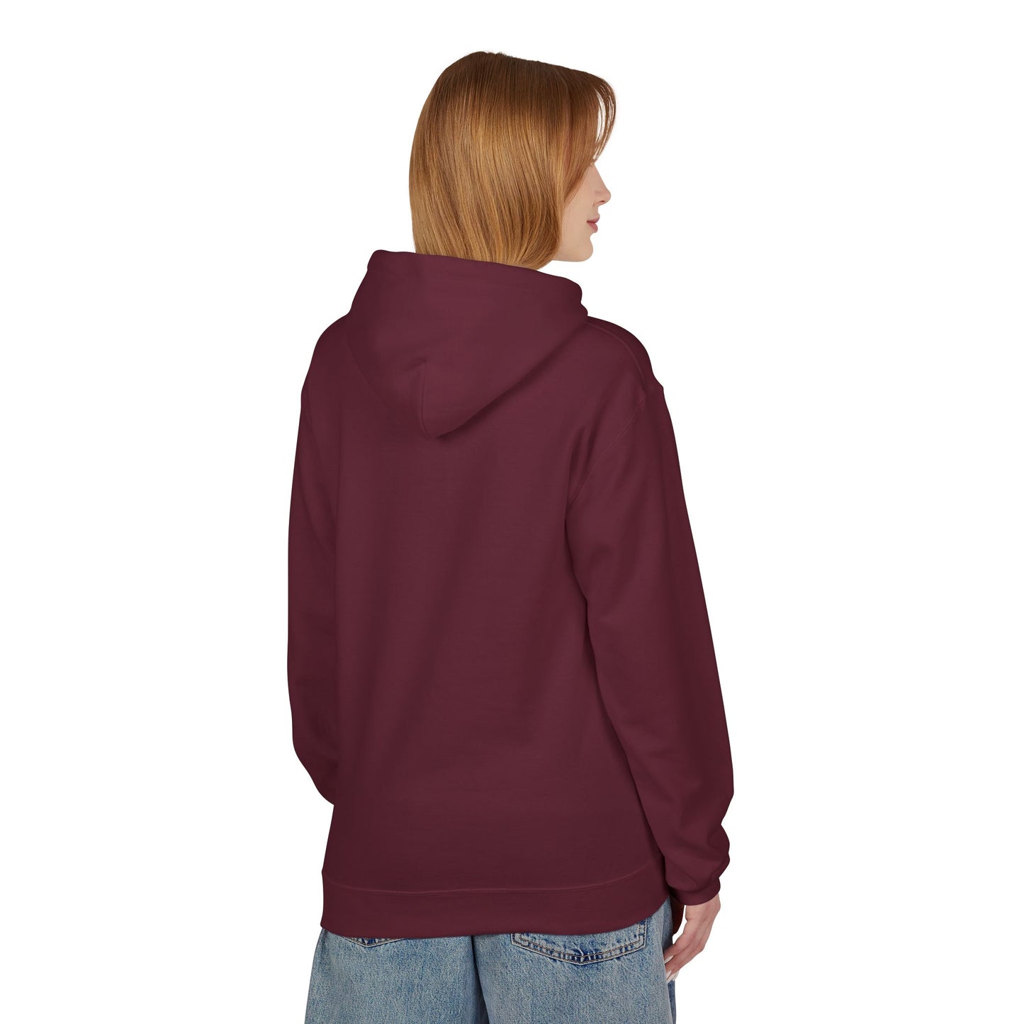 Lift Safe Repeat Hoodie — Fitness Motivational Pullover with Subtle Text
