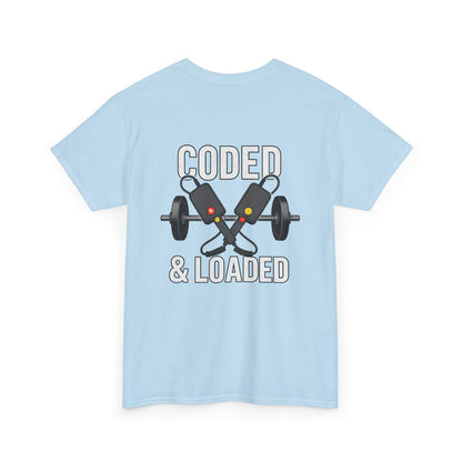 Coded & Loaded Workout Tee, Unisex Cotton Gym Shirt, Fitness Apparel, Perfect for Gym Lovers, Great Gift for Fitness Enthusiasts, [...]