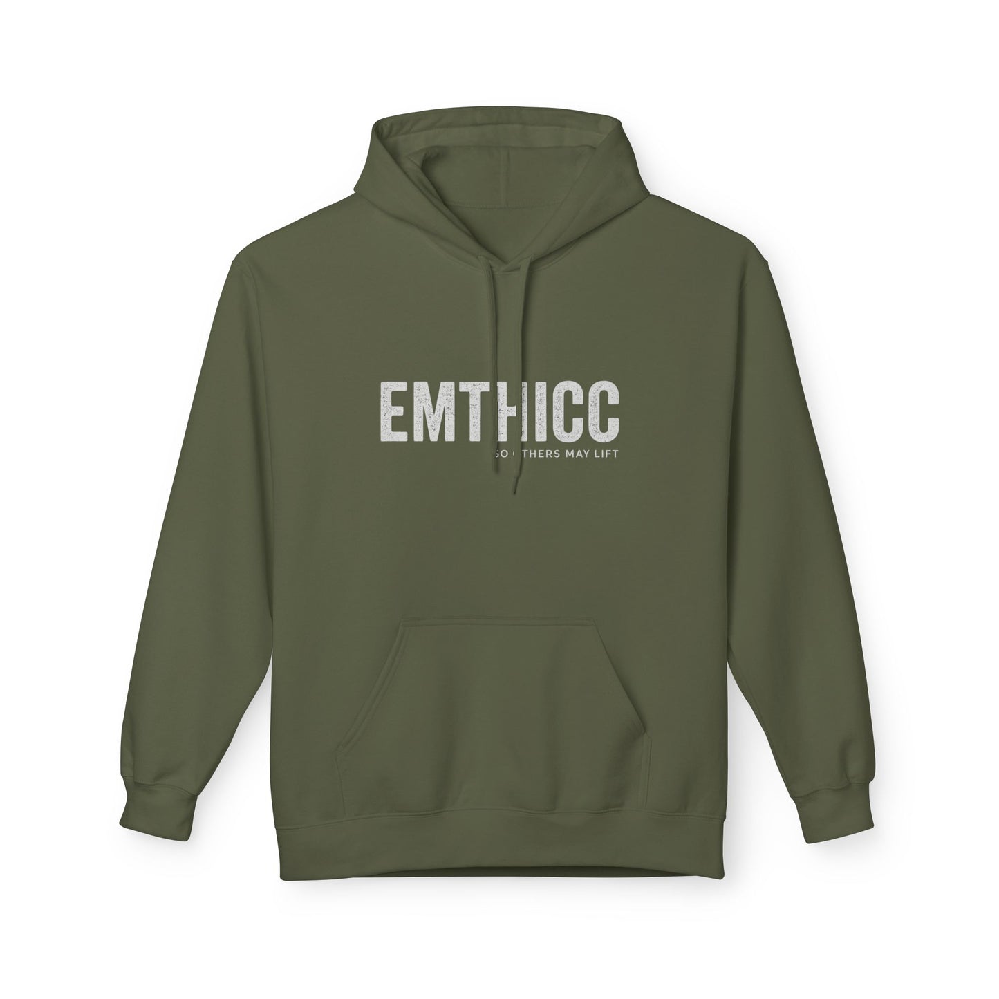 EMTHICC Hoodie — Bold Minimalist Typography Pullover