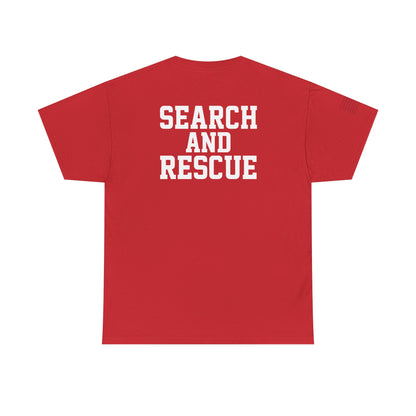 Unisex Heavy Cotton Tee for Heroic Souls | Search and Rescue Tribute Tee, EMS Shirt, Rescuer Gift, Adventure Attire, Everyday Casual Wear