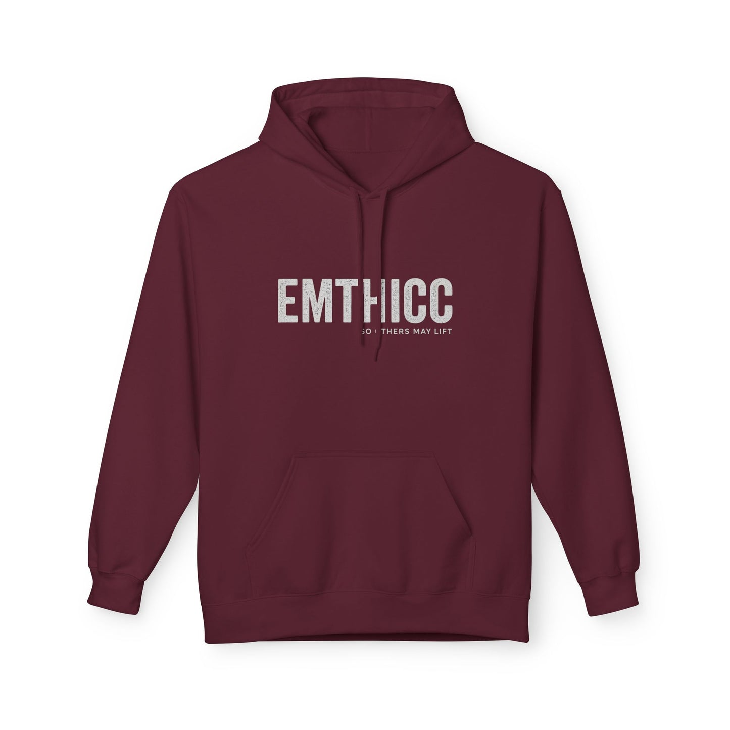 EMTHICC Hoodie — Bold Minimalist Typography Pullover