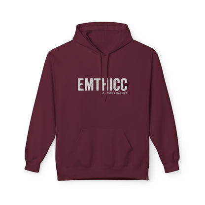 EMTHICC Hoodie — Bold Minimalist Typography Pullover