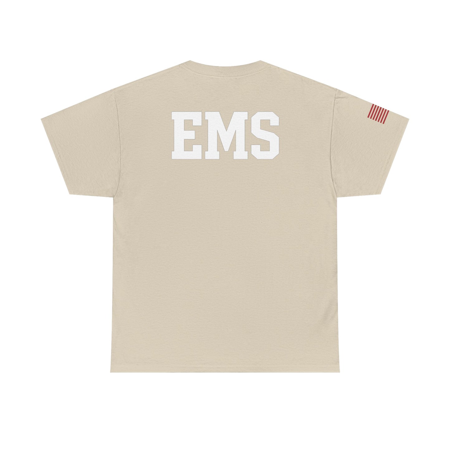 Unisex Heavy Cotton Tee - Emergency Medical Services Tee, EMS Apparel, First Responder Gift, Casual Everyday Wear, Patriotic Shirt