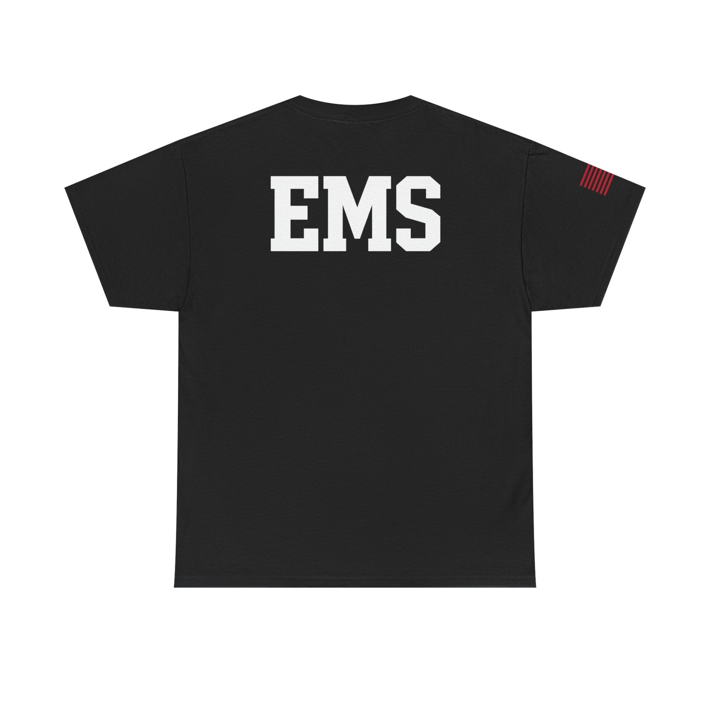Unisex Heavy Cotton Tee - Emergency Medical Services Tee, EMS Apparel, First Responder Gift, Casual Everyday Wear, Patriotic Shirt