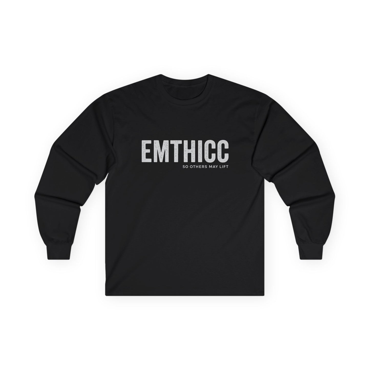 EMTHICC Long Sleeve Tee — Minimalist Graphic Cotton Shirt