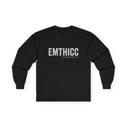 EMTHICC Long Sleeve Tee — Minimalist Graphic Cotton Shirt