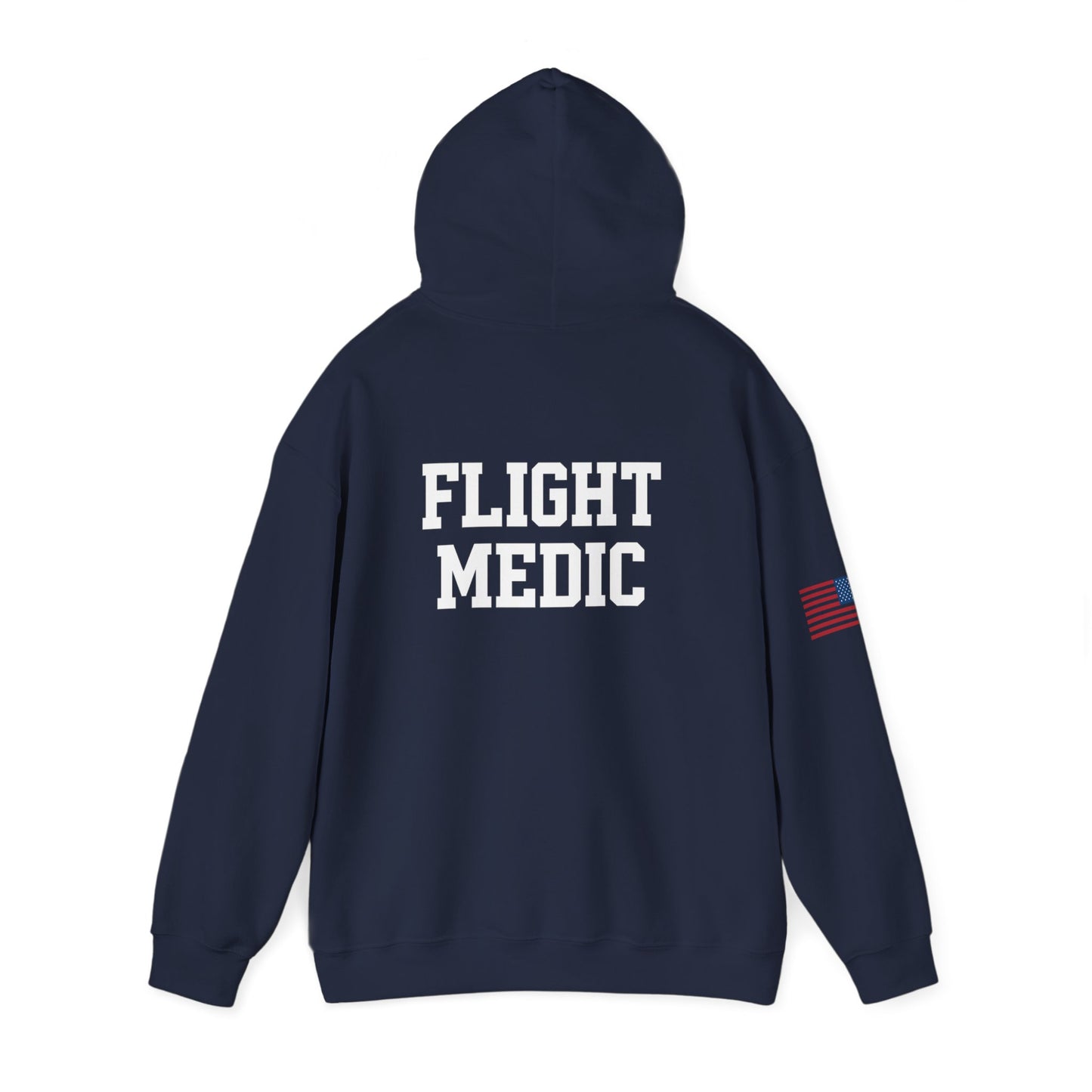 Flight Medic Hoodie — "So Others May Lift" EMS Paramedic Hoodie with American Flag Sleeve