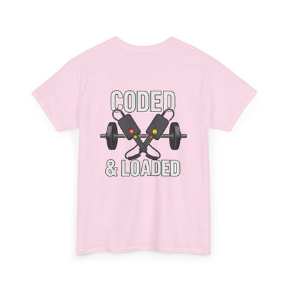 Coded & Loaded Workout Tee, Unisex Cotton Gym Shirt, Fitness Apparel, Perfect for Gym Lovers, Great Gift for Fitness Enthusiasts, [...]