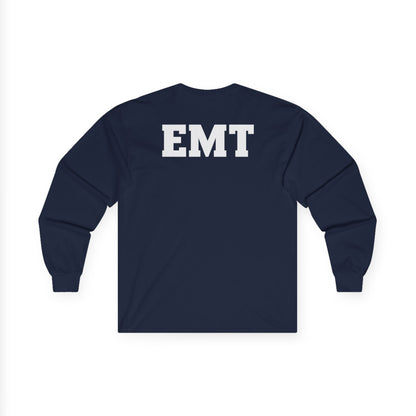 EMT Long Sleeve Tee, Unisex T-Shirt for Emergency Responders, Casual Wear, Gift for Paramedics, Medical Appreciation Apparel