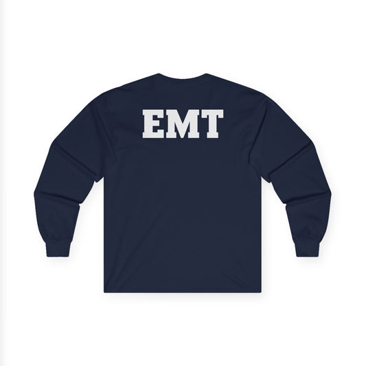 EMT Long Sleeve Tee, Unisex T-Shirt for Emergency Responders, Casual Wear, Gift for Paramedics, Medical Appreciation Apparel