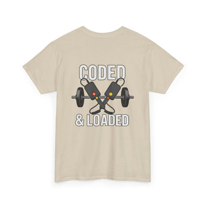 Coded & Loaded Workout Tee, Unisex Cotton Gym Shirt, Fitness Apparel, Perfect for Gym Lovers, Great Gift for Fitness Enthusiasts, [...]