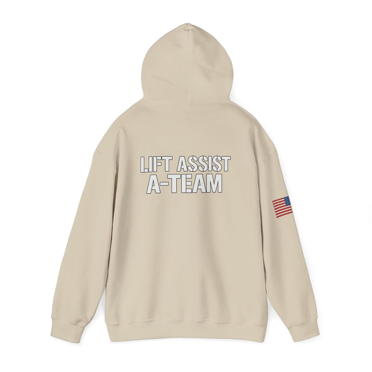 Lift Assist A-Team Hoodie – "So Others May Lift" Weightlifting Support Hoodie