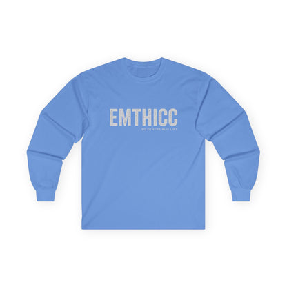 EMTHICC Long Sleeve Tee — Minimalist Graphic Cotton Shirt