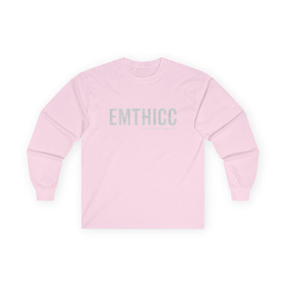 EMTHICC Long Sleeve Tee — Minimalist Graphic Cotton Shirt
