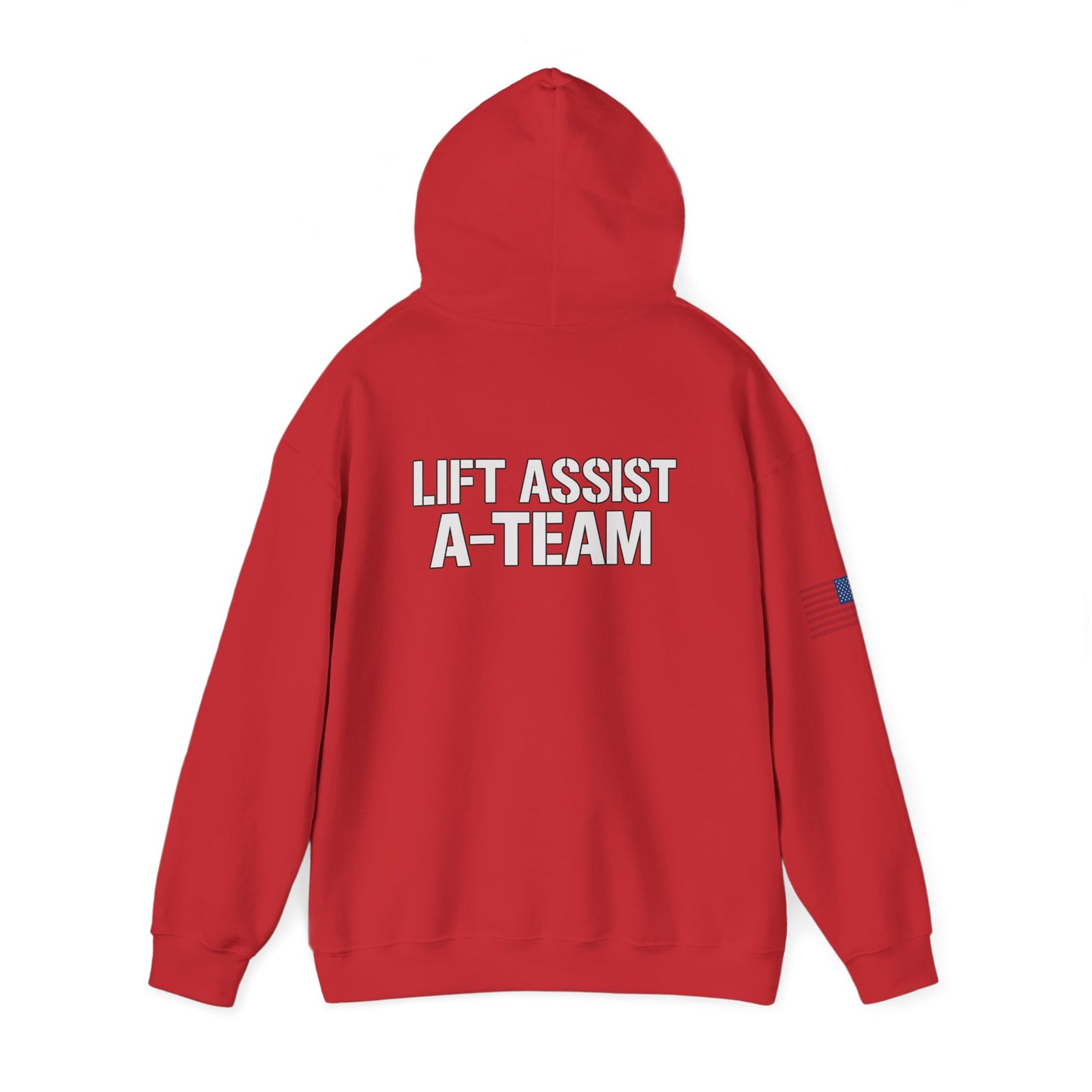 Lift Assist A-Team Hoodie – "So Others May Lift" Weightlifting Support Hoodie