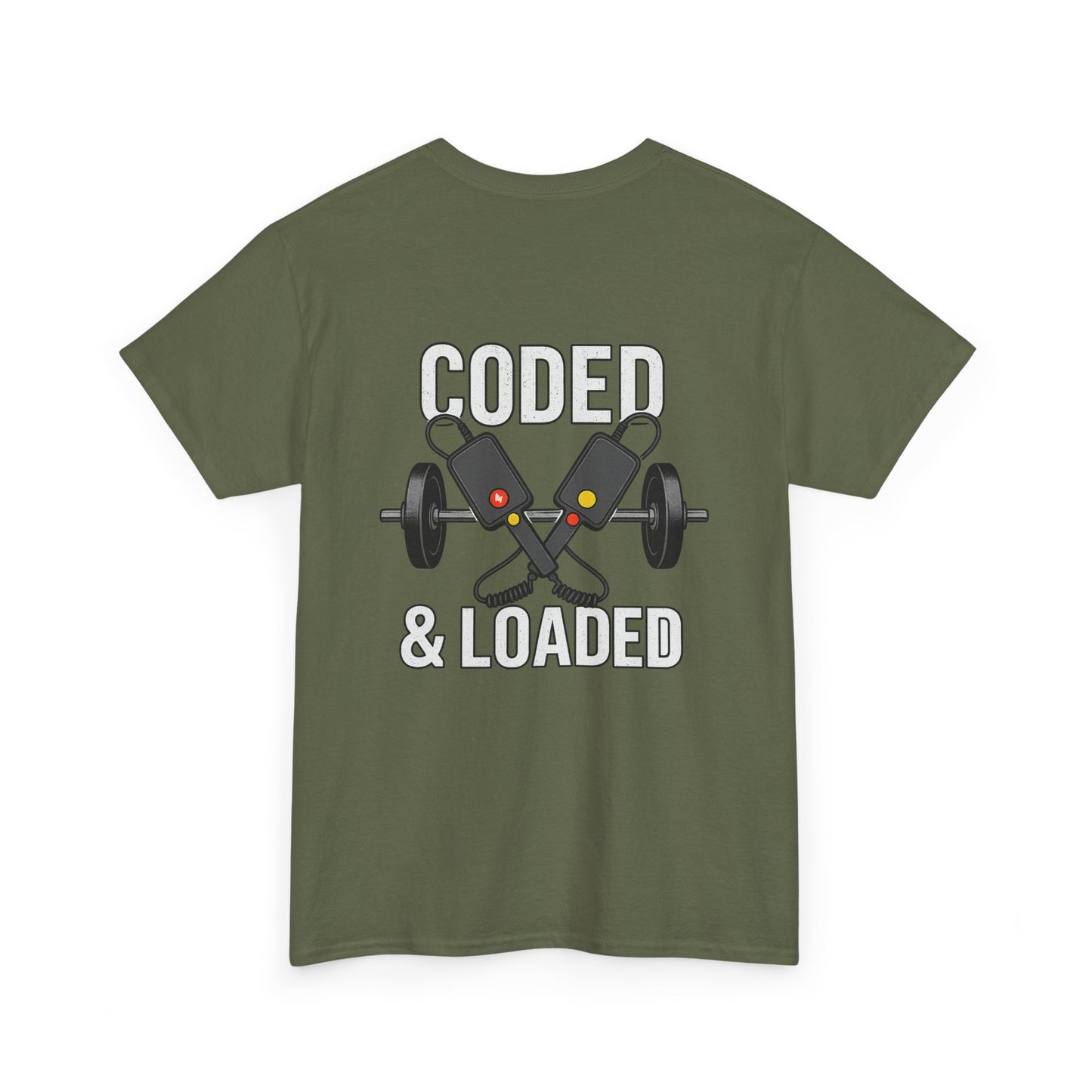 Coded & Loaded Workout Tee, Unisex Cotton Gym Shirt, Fitness Apparel, Perfect for Gym Lovers, Great Gift for Fitness Enthusiasts, [...]