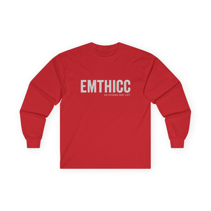 EMTHICC Long Sleeve Tee — Minimalist Graphic Cotton Shirt