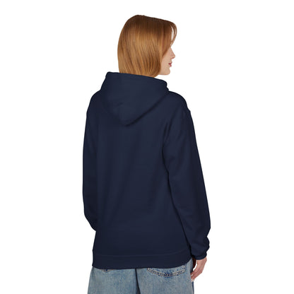 Lift Safe Repeat Hoodie — Fitness Motivational Pullover with Subtle Text