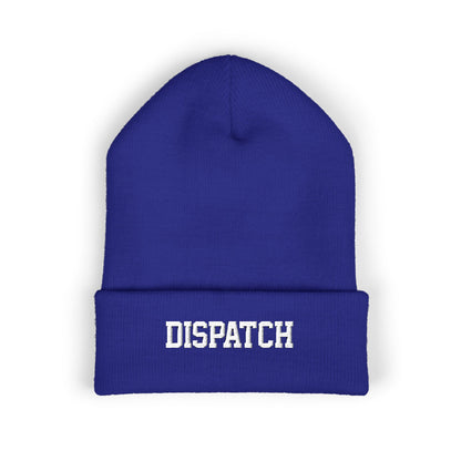 Dispatch Embroidered Cuffed Beanie — Classic Knit Winter Hat