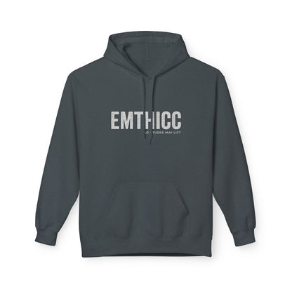 Emthicc Fleece Hoodie, Cozy Unisex Hoodie, Casual Sweatshirt, Fashionable Loungewear, Gift for Her, Birthday Celebration