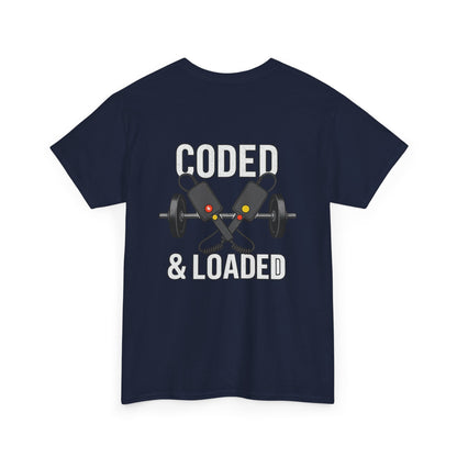 Coded & Loaded Workout Tee, Unisex Cotton Gym Shirt, Fitness Apparel, Perfect for Gym Lovers, Great Gift for Fitness Enthusiasts, [...]