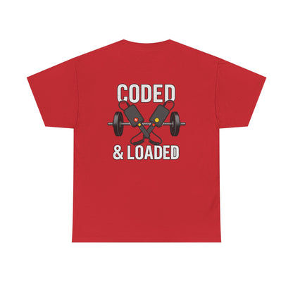 Coded & Loaded Workout Tee, Unisex Cotton Gym Shirt, Fitness Apparel, Perfect for Gym Lovers, Great Gift for Fitness Enthusiasts, [...]