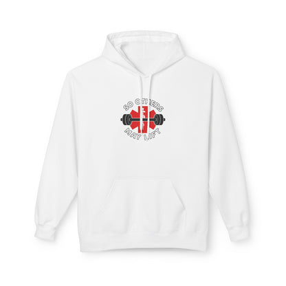 Weightlifting Hoodie — “Lift. Save. Repeat.” EMS First Responder Gym Pullover