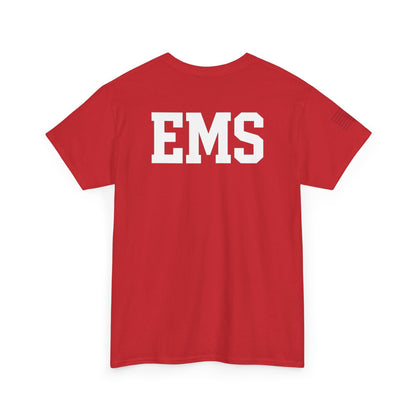Unisex Heavy Cotton Tee - Emergency Medical Services Tee, EMS Apparel, First Responder Gift, Casual Everyday Wear, Patriotic Shirt