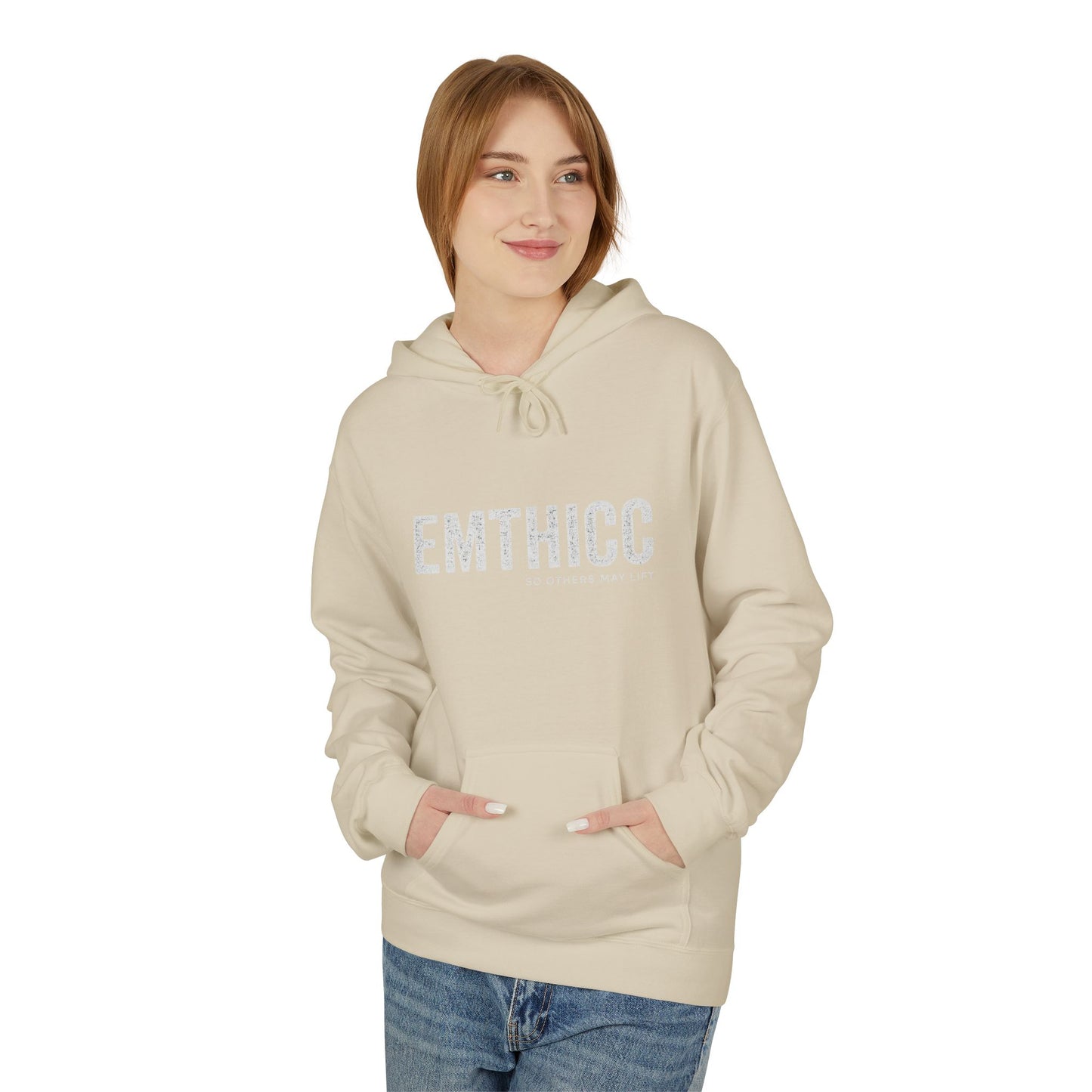 EMTHICC Hoodie — Bold Minimalist Typography Pullover