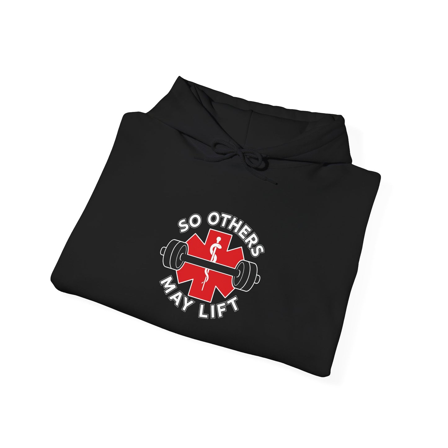 Dispatch Hoodie — “So Others May Lift” Firefighter Fitness Pullover