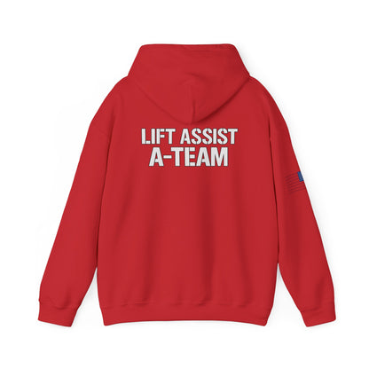 Lift Assist A-Team Hoodie – "So Others May Lift" Weightlifting Support Hoodie