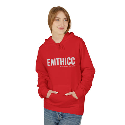 Emthicc Fleece Hoodie, Cozy Unisex Hoodie, Casual Sweatshirt, Fashionable Loungewear, Gift for Her, Birthday Celebration
