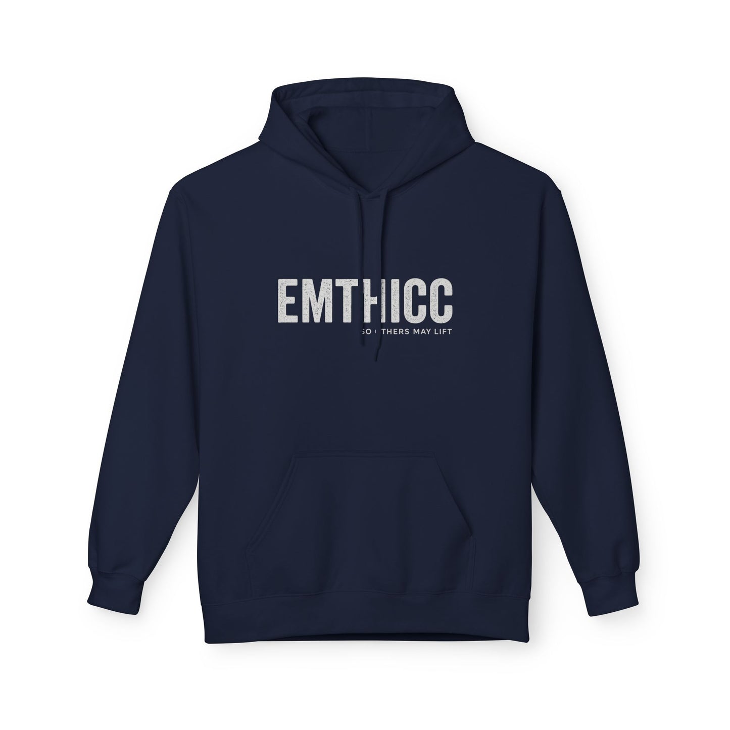 EMTHICC Hoodie — Bold Minimalist Typography Pullover