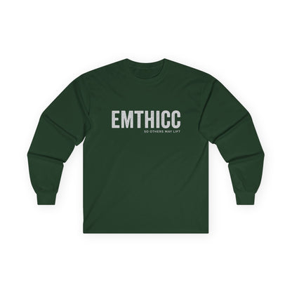 EMTHICC Long Sleeve Tee — Minimalist Graphic Cotton Shirt