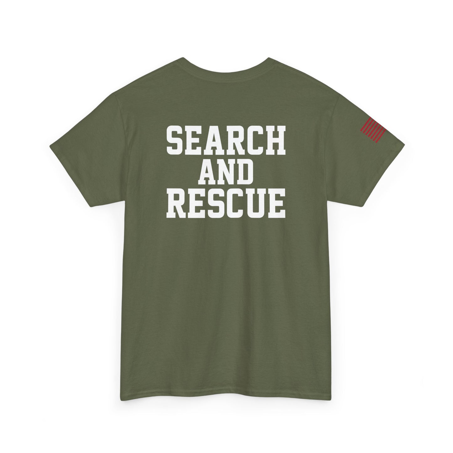 Unisex Heavy Cotton Tee for Heroic Souls | Search and Rescue Tribute Tee, EMS Shirt, Rescuer Gift, Adventure Attire, Everyday Casual Wear