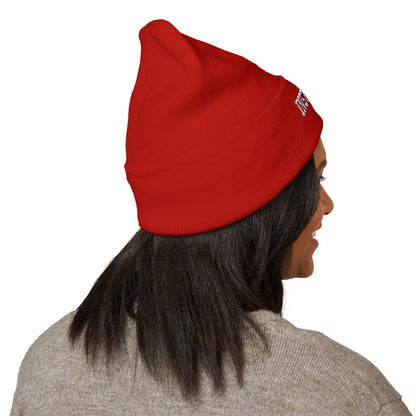Instructor Embroidered Cuffed Beanie — Classic Warm Knit Hat for Teachers, Coaches & Trainers