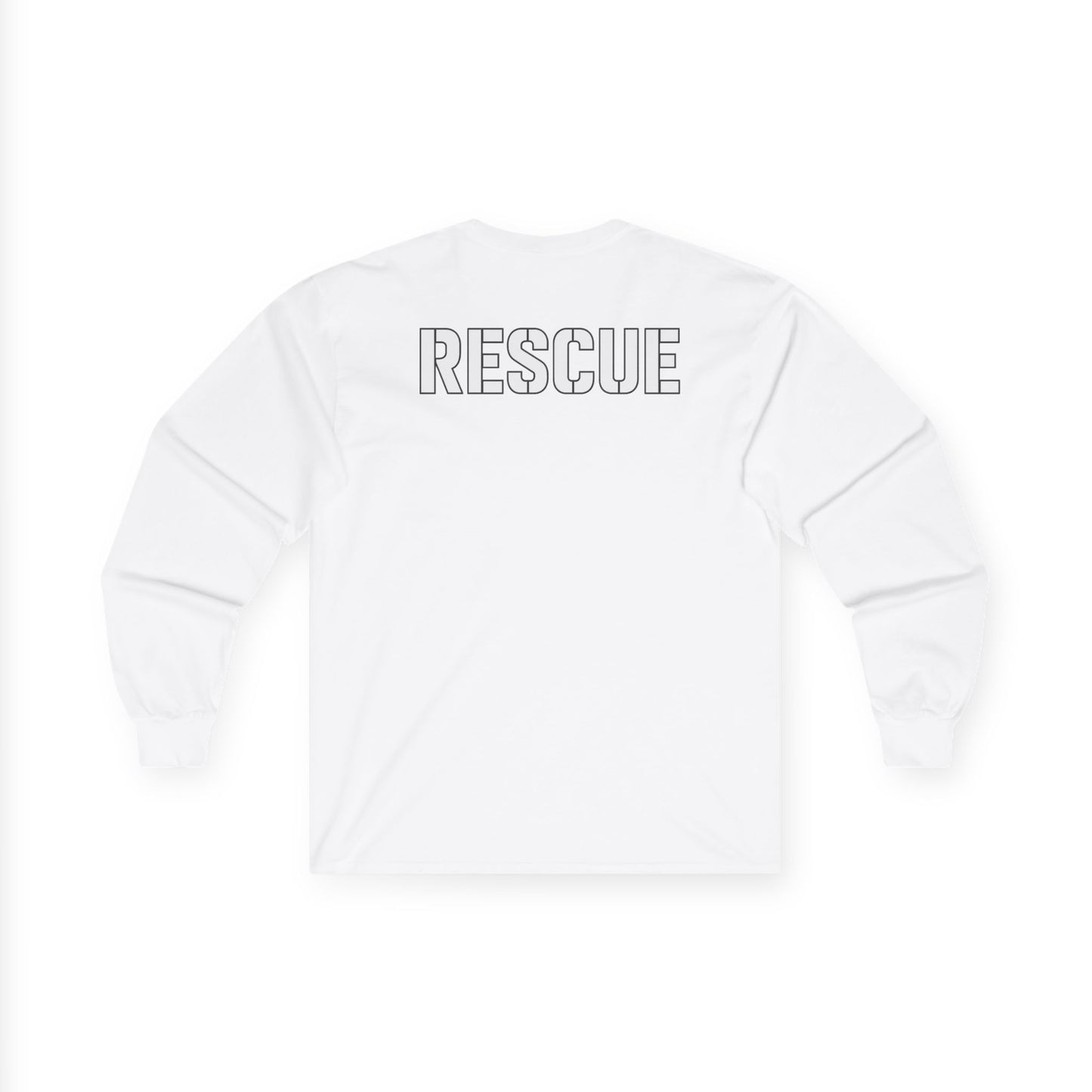 Rescue Squad Long Sleeve Tee — EMT Medical Cross Design
