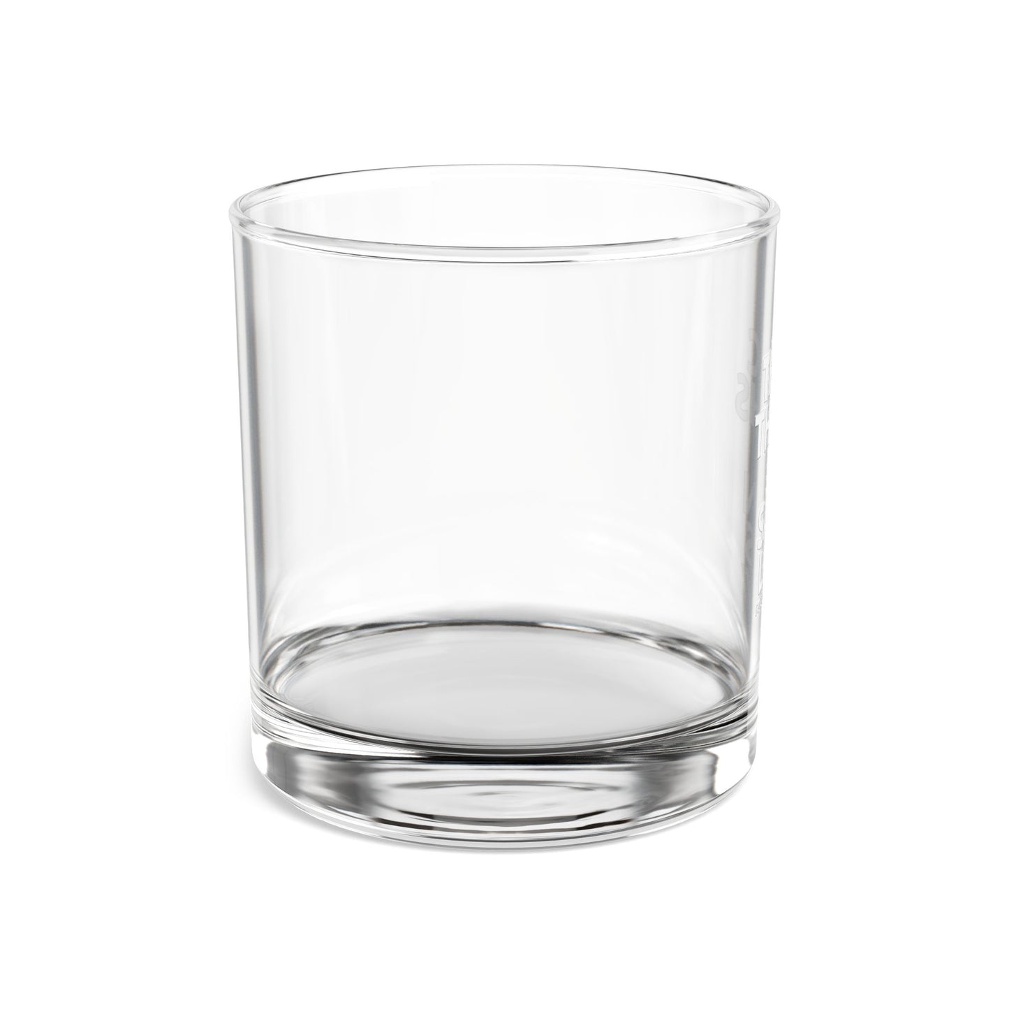 Engraved 10oz Rocks Glass — "THICC THIGHS & SAVIN' LIVES" Whisky Tumbler