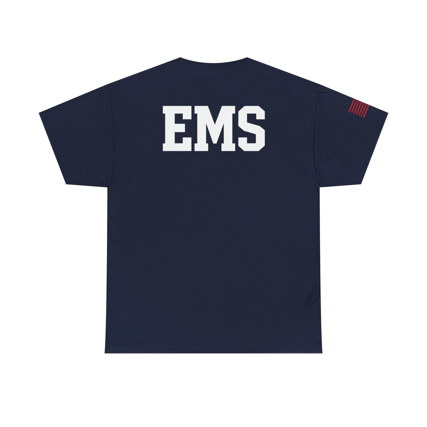 Unisex Heavy Cotton Tee - Emergency Medical Services Tee, EMS Apparel, First Responder Gift, Casual Everyday Wear, Patriotic Shirt