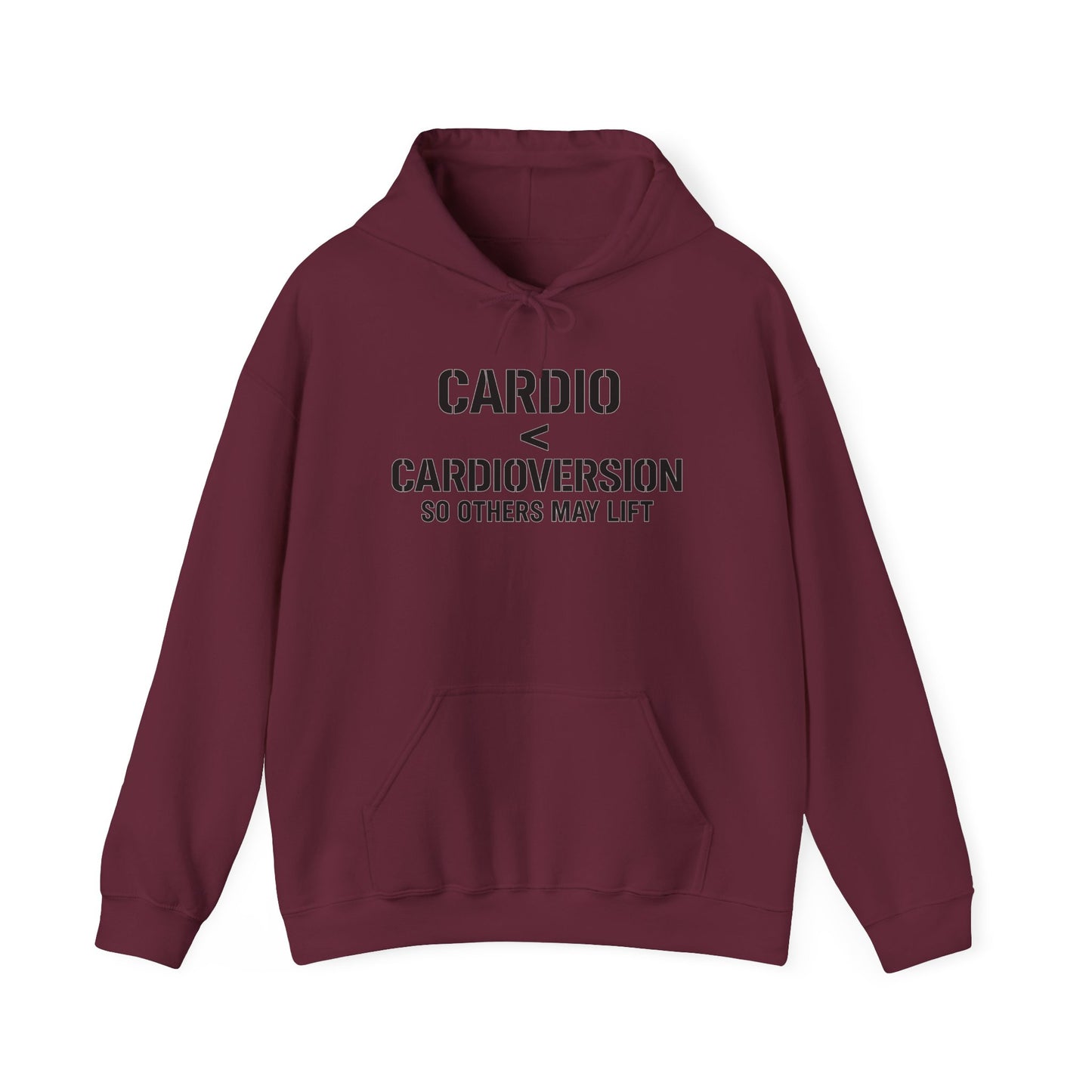 Cardio > Cardioversion Hoodie — Funny EMS/Paramedic Heart Rescue Pullover