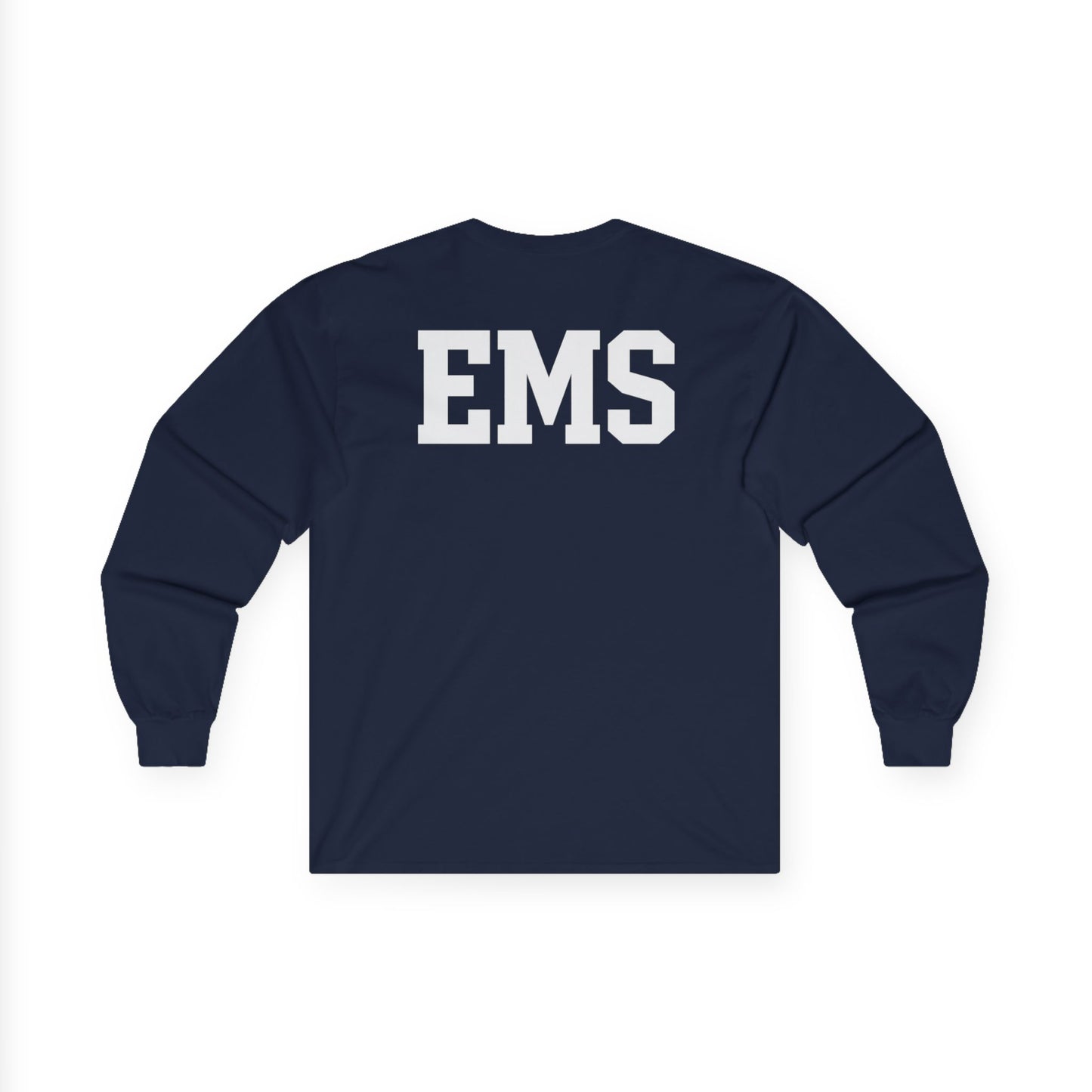 EMS Long Sleeve Tee — "No Guts No Glory" Rescue Maltese Cross Tee