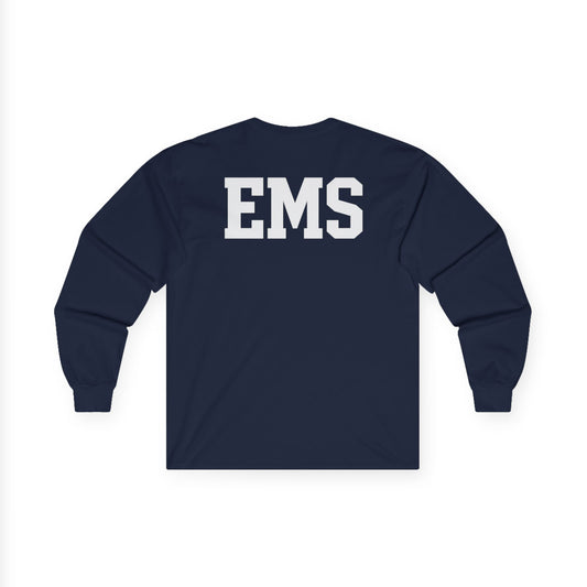 EMS Long Sleeve Tee — "No Guts No Glory" Rescue Maltese Cross Tee