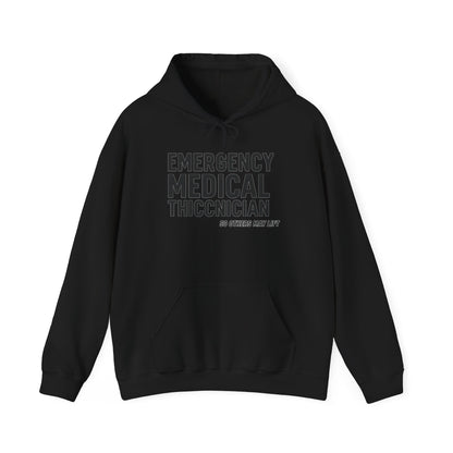 Emergency Medical Technician Hoodie - Fun Gift for EMTs, Medical Workers, and Medical Students, Healthcare Sweatshirt, Unisex Heavy Blend