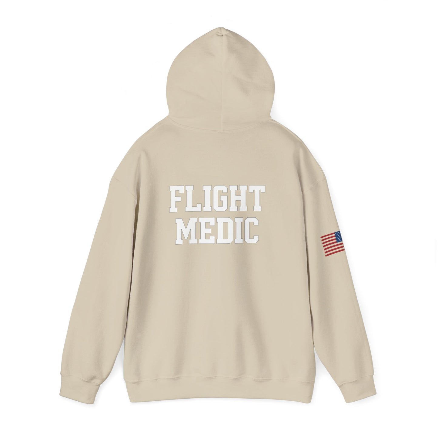 Flight Medic Hoodie — "So Others May Lift" EMS Paramedic Hoodie with American Flag Sleeve