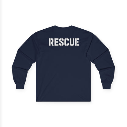 Rescue Squad Long Sleeve Tee — EMT Medical Cross Design