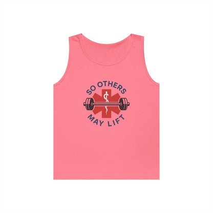 Unisex Heavy Cotton Tank Top - Fitness Motivation - So Others May Lift - Gym Wear, Workout Shirt, Summer Fashion, Casual Apparel, [...]
