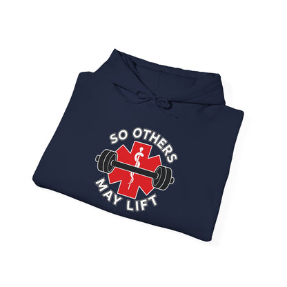 So Others May Lift Hoodie – Unisex Heavy Blend Sweatshirt for Fitness Enthusiasts, Gym Wear, Motivational Apparel, Workout Gift