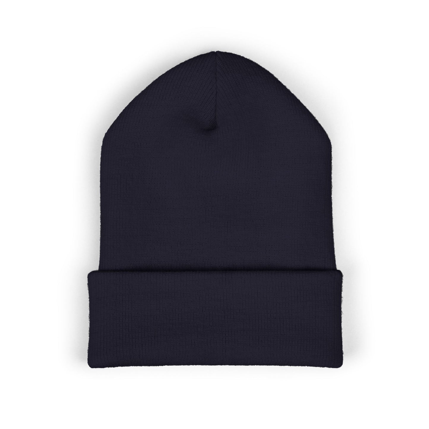 Dispatch Embroidered Cuffed Beanie — Classic Knit Winter Hat